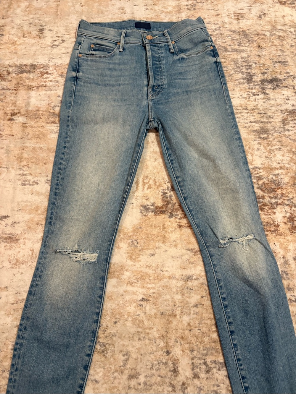 MOTHER Light Blue Denim Jeans- Size 25
